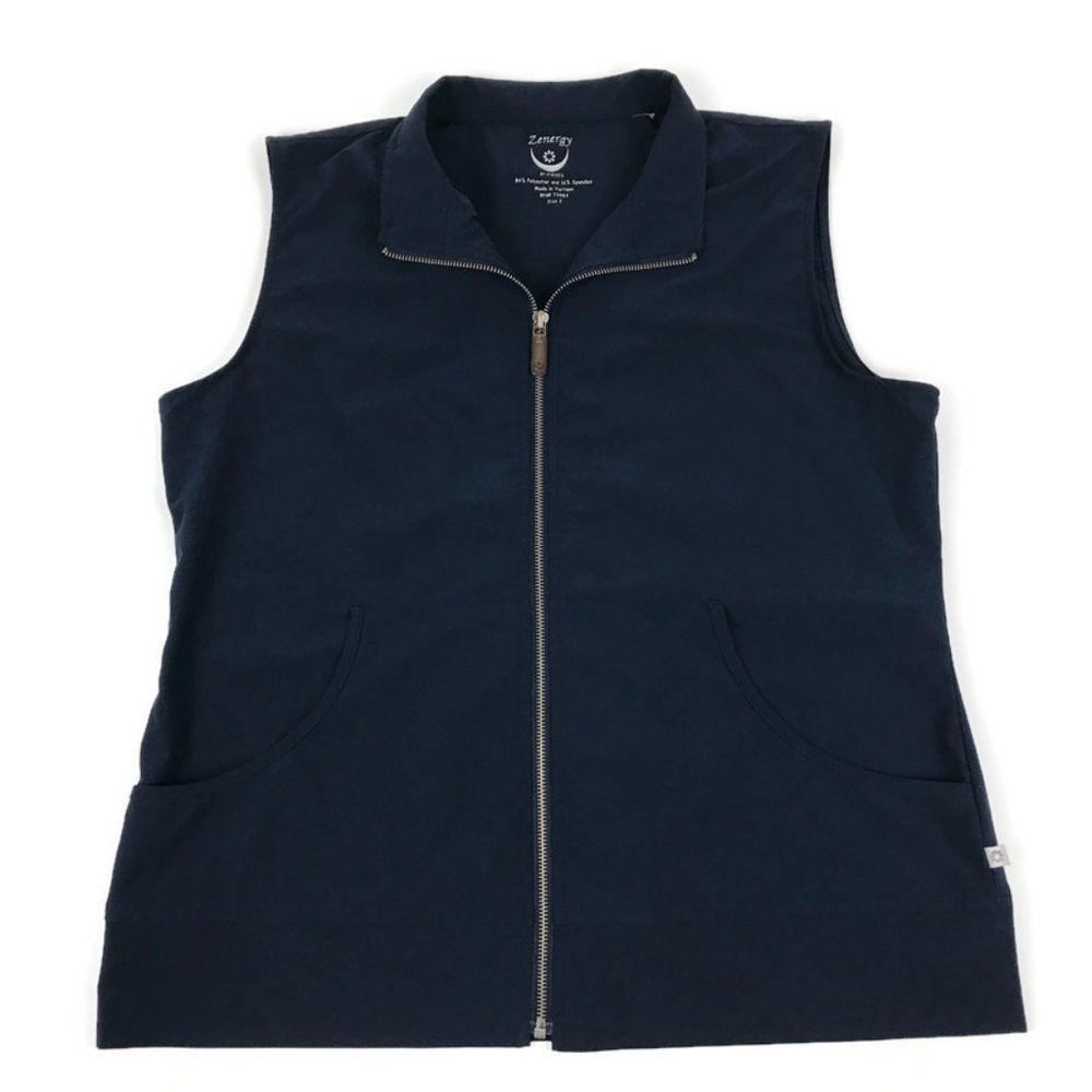 Zenergy by Chico's Zip Front Vest Size L/12